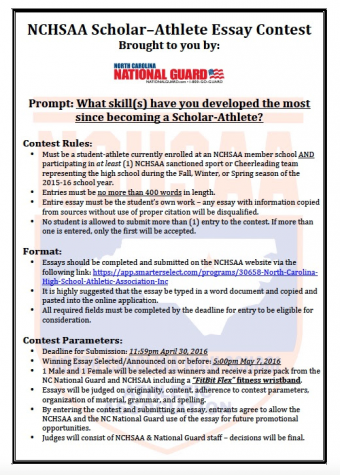 NCHSAA Scholar-Athlete Contest