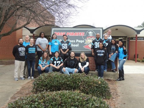 Page Staff showing Panther's pride! 