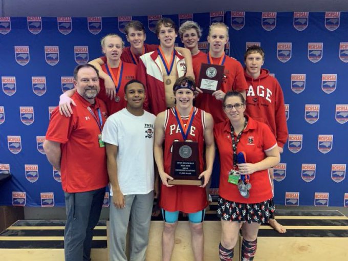 Men Swimmers Take Home Second Place Title