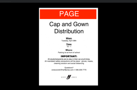 Cap and Gown Pick Up is Tuesday, April 28!