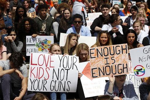 National School Walkout. Original public domain image from Flickr